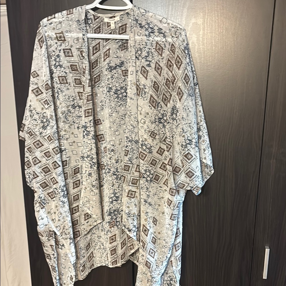 Geometric Patterned Kimono